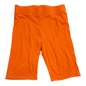 Forever 21Women's Size Small Orange Biker Shorts